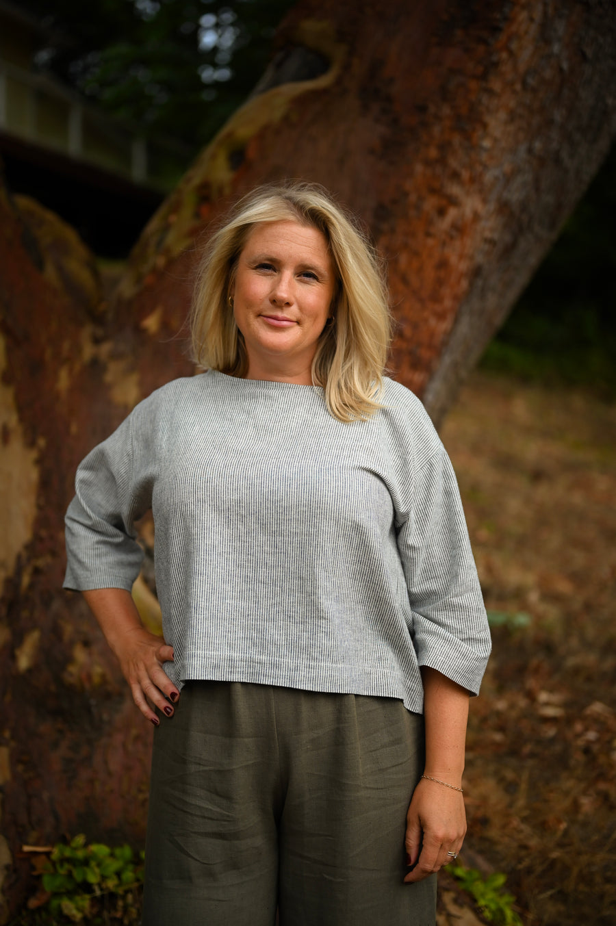 Woven Tee - Long Sleeve