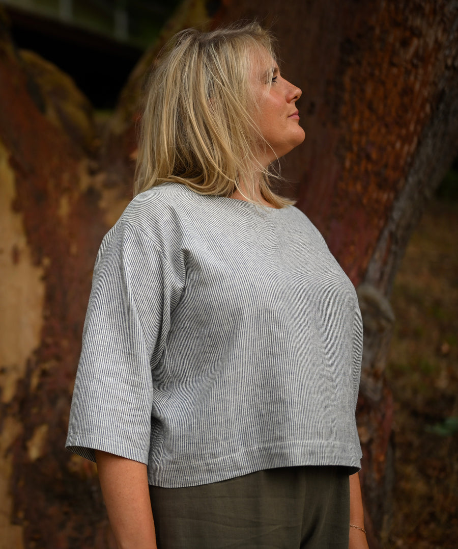 Woven Tee - Long Sleeve