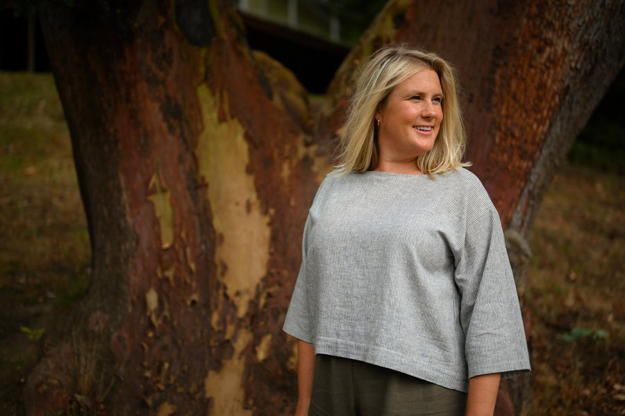 Woven Tee - Long Sleeve