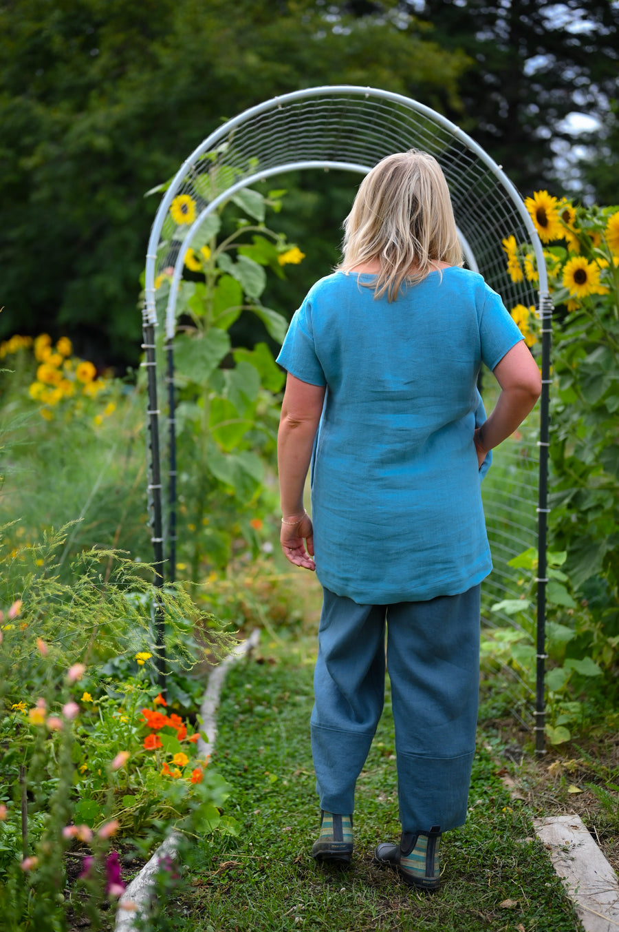 Woven Tee Tunic