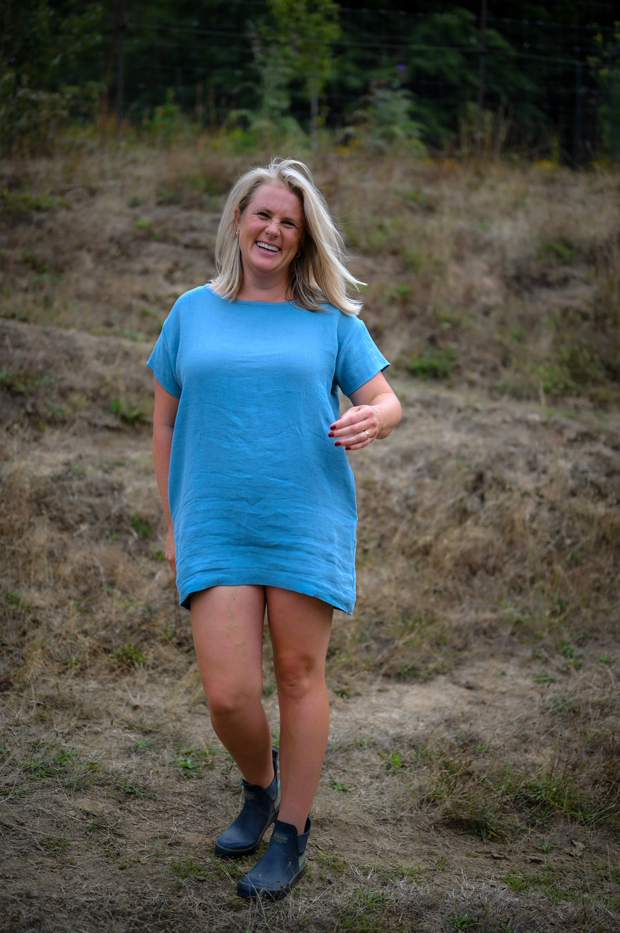 Woven Tee Tunic