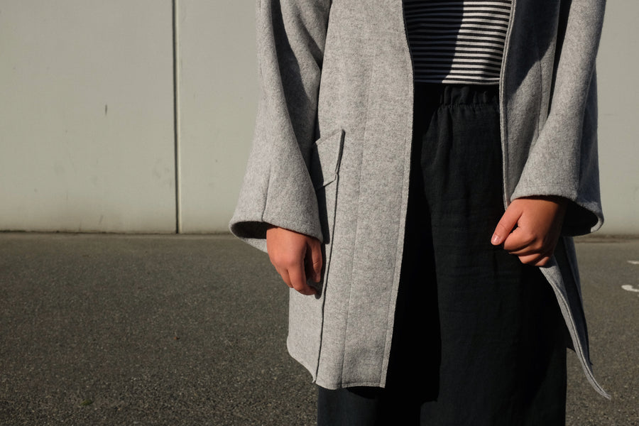 Wool Deep Pocket Coat