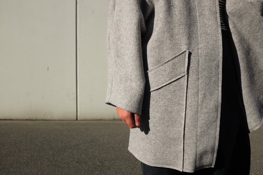 Wool Deep Pocket Coat