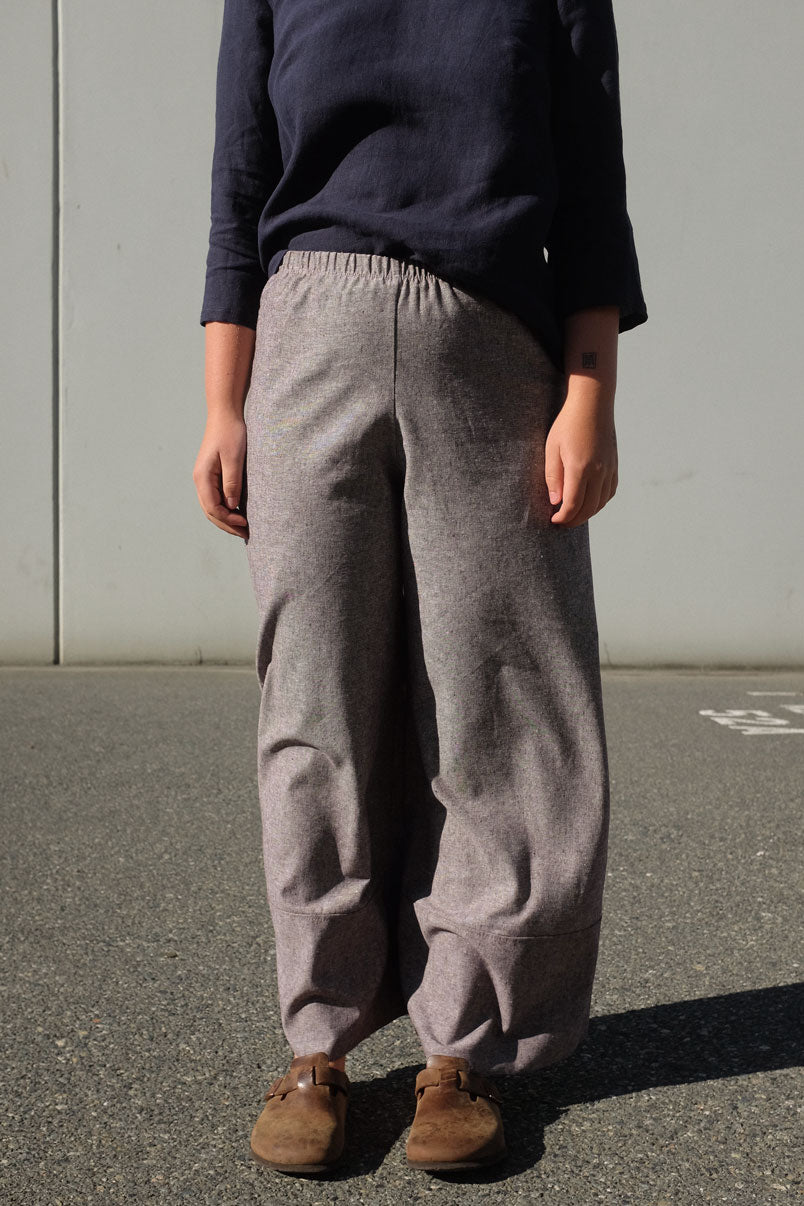 Straight Leg Pant in Linen Organic Cotton