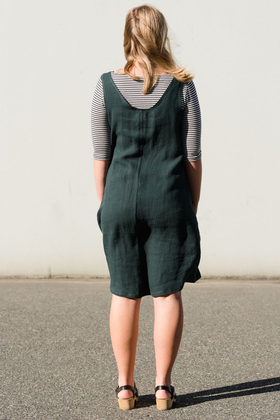 Loretta Pinafore in Linen