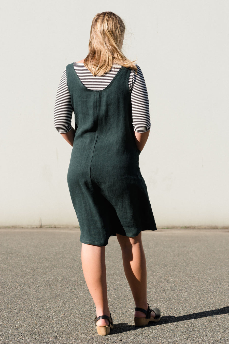 Loretta Pinafore in Linen