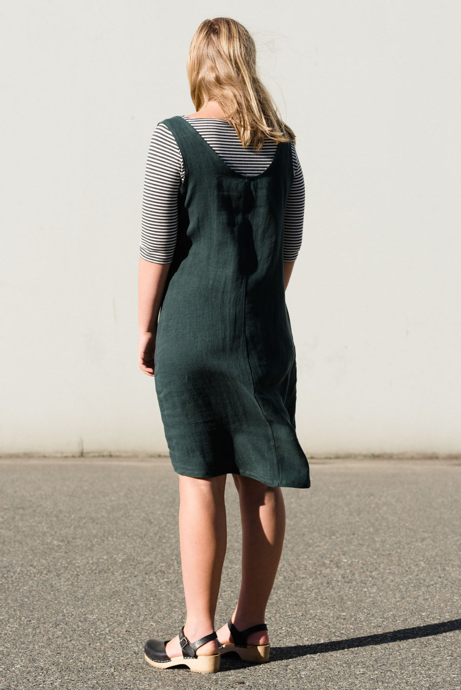 Loretta Pinafore in Linen