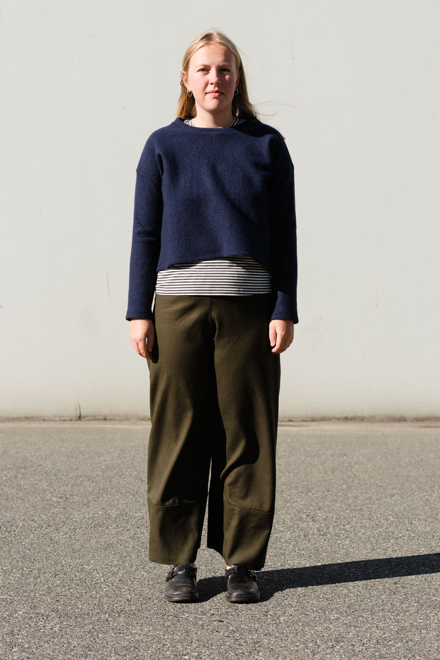 Straight Leg Pant in Hemp Cotton Canvas