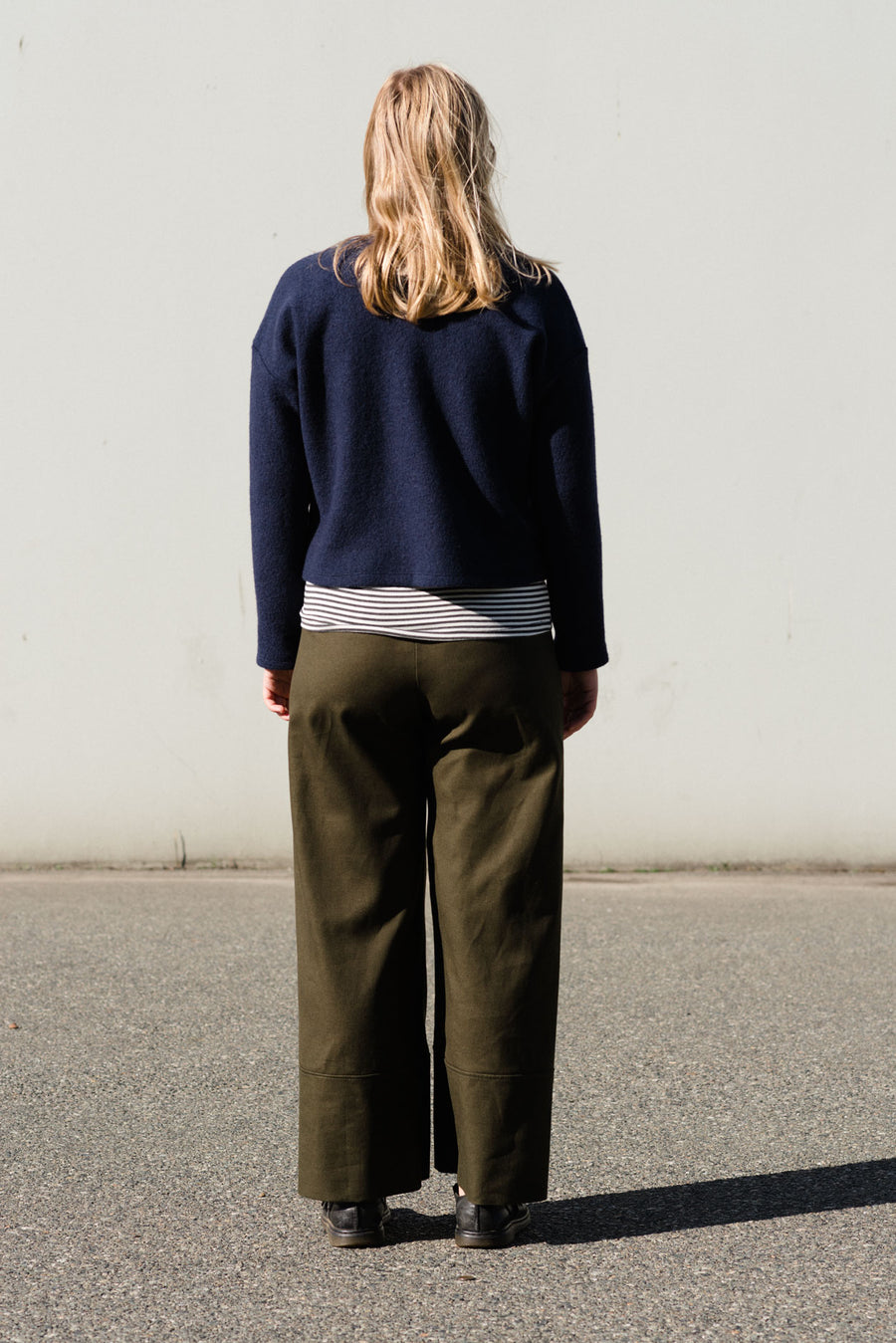 Straight Leg Pant in Hemp Cotton Canvas