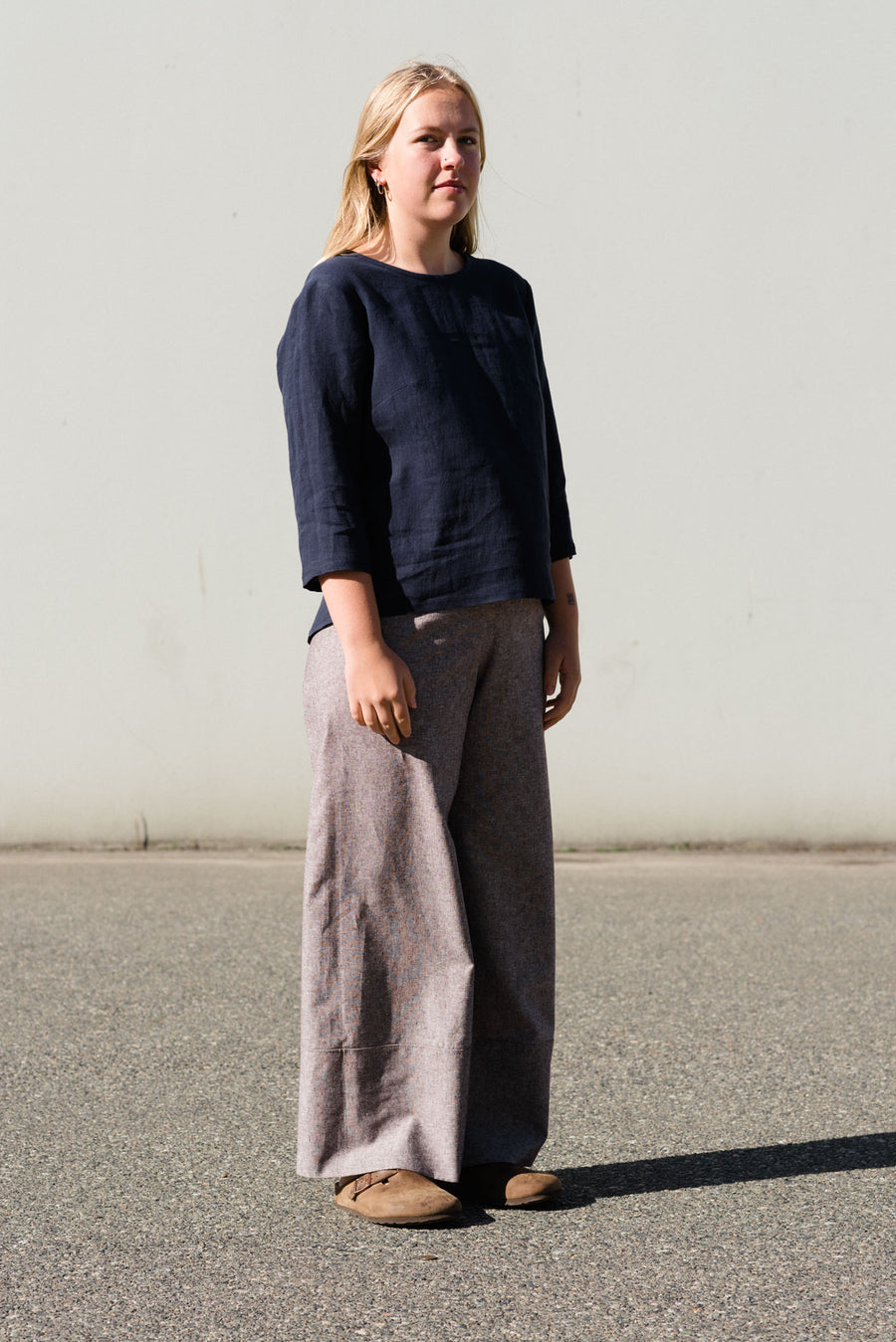 Straight Leg Pant in Linen Organic Cotton