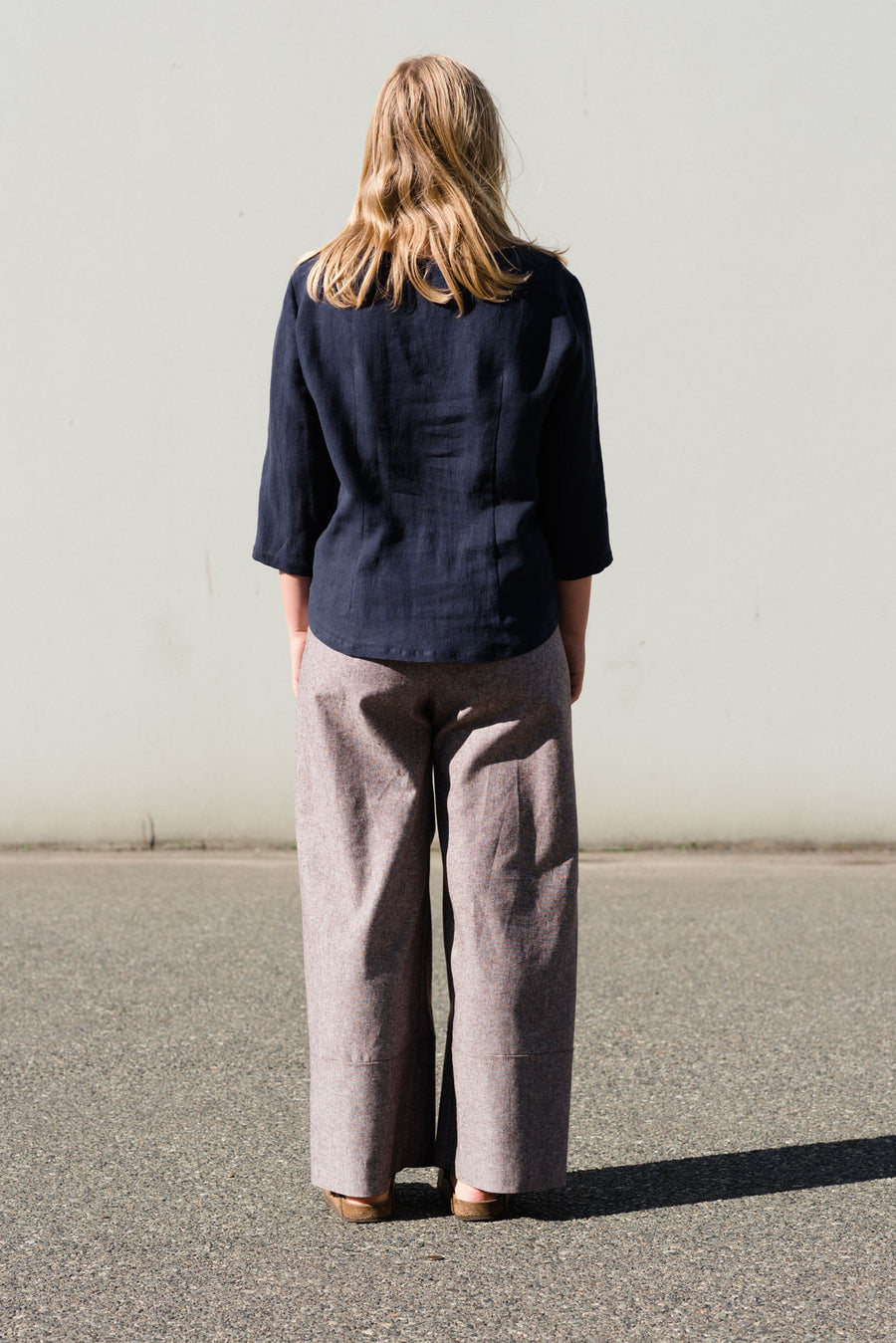 Straight Leg Pant in Linen Organic Cotton