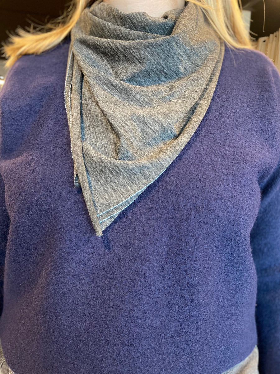 Merino knit scarf