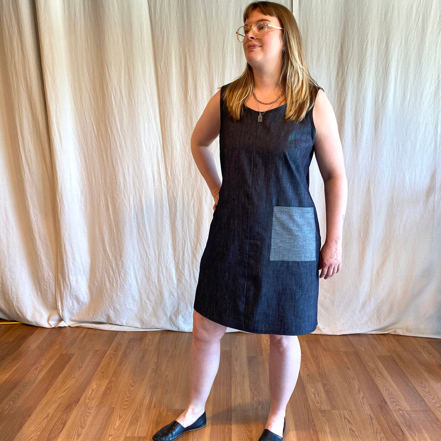 Loretta Pinafore in Linen