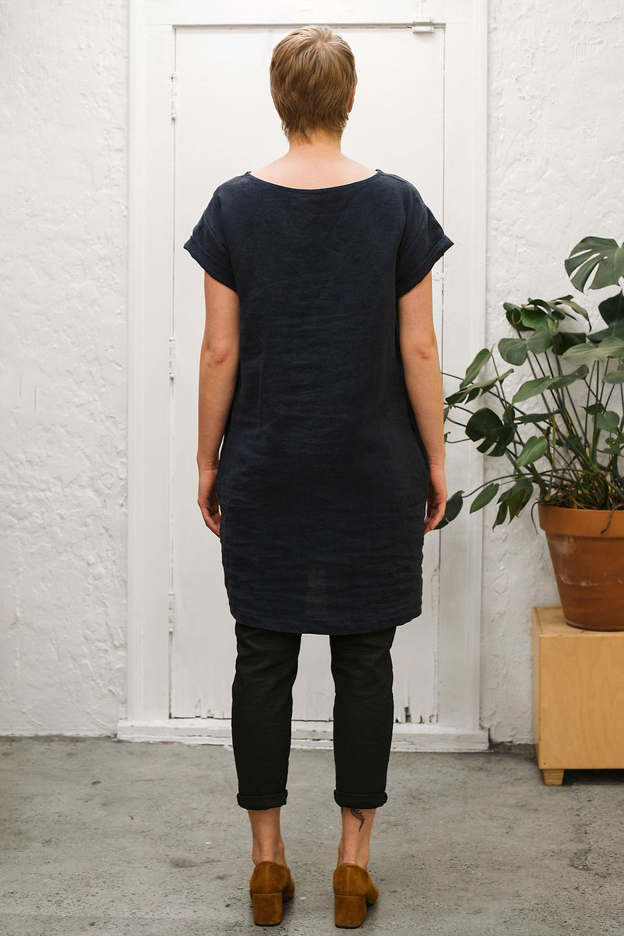 Woven Tee Tunic